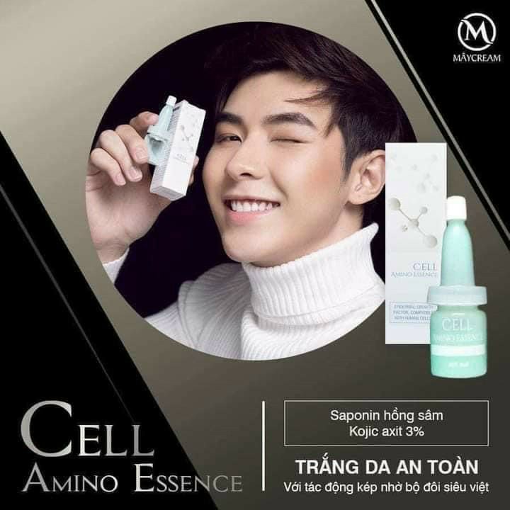 tinh chất cấy trắng cell amino essence Mây cream