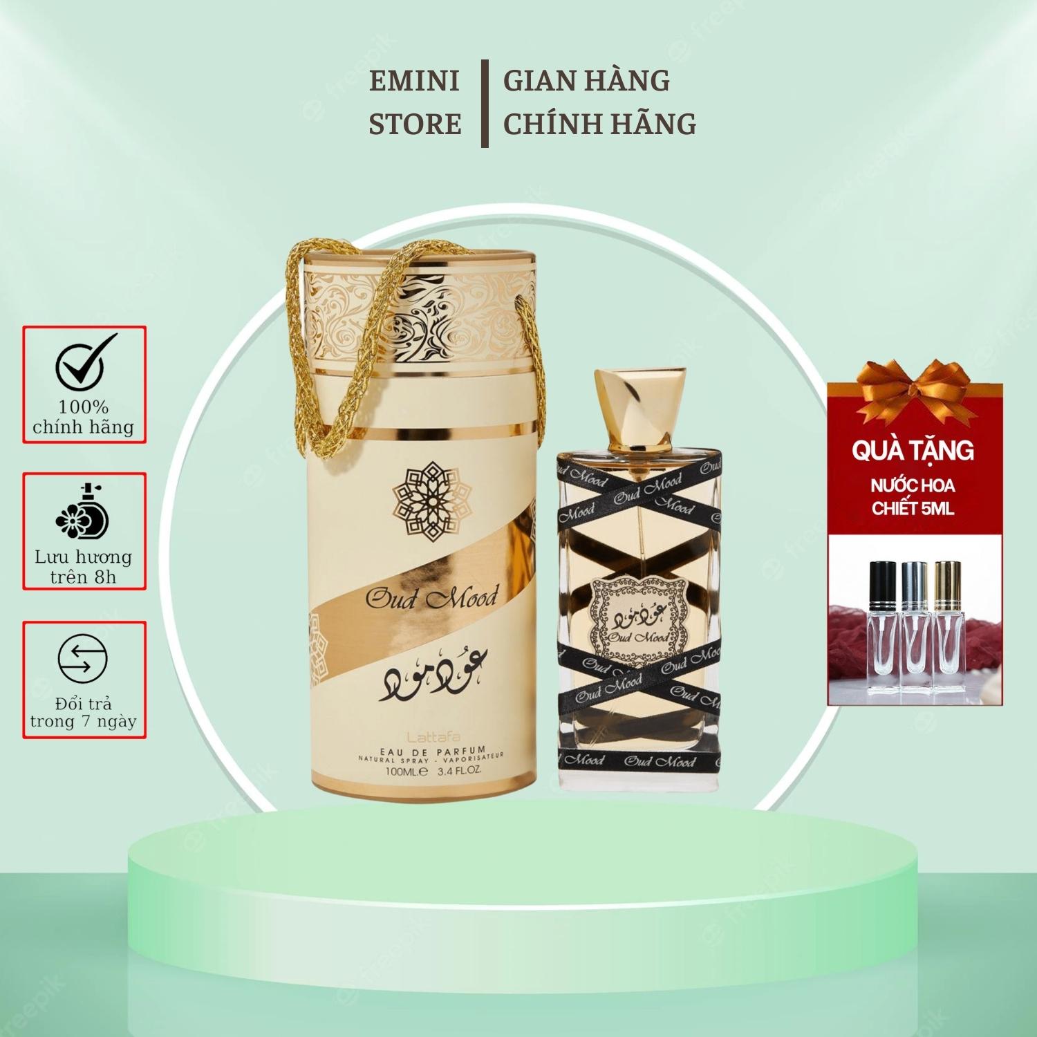 Nước hoa Dubai Oud Mood siêu sang siêu thơm 100ml