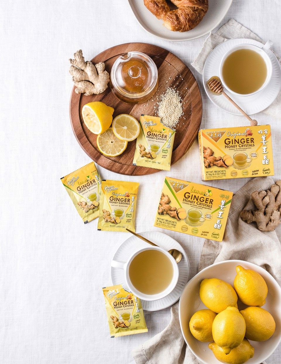 Trà Gừng Cô Đặc Original Ginger Honey Crystals Nhập Mỹ