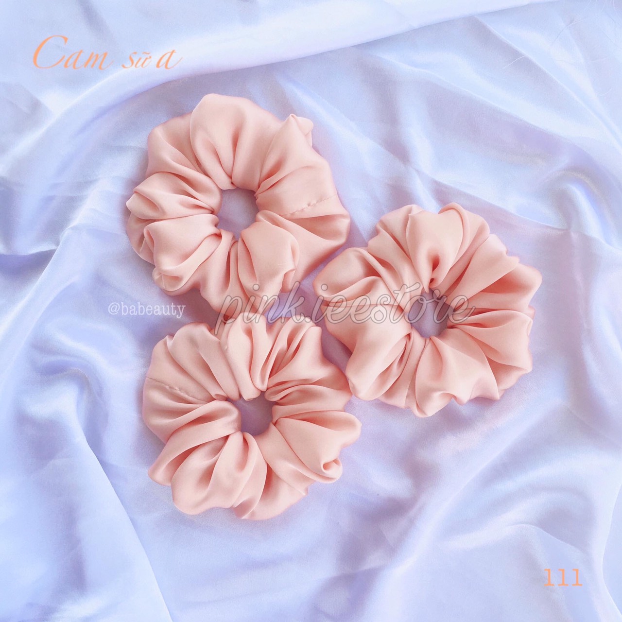 [HCM]SCRUNCHIES PHI BÓNG BẢNG MÀU MỚI- CỘT TÓC HOTTREND