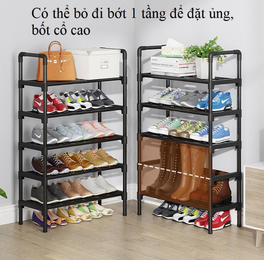 Kệ Để Giày 10 tầng Chắc Chắn Khung Inox ( Loại 205 x 30 x 42 cm)