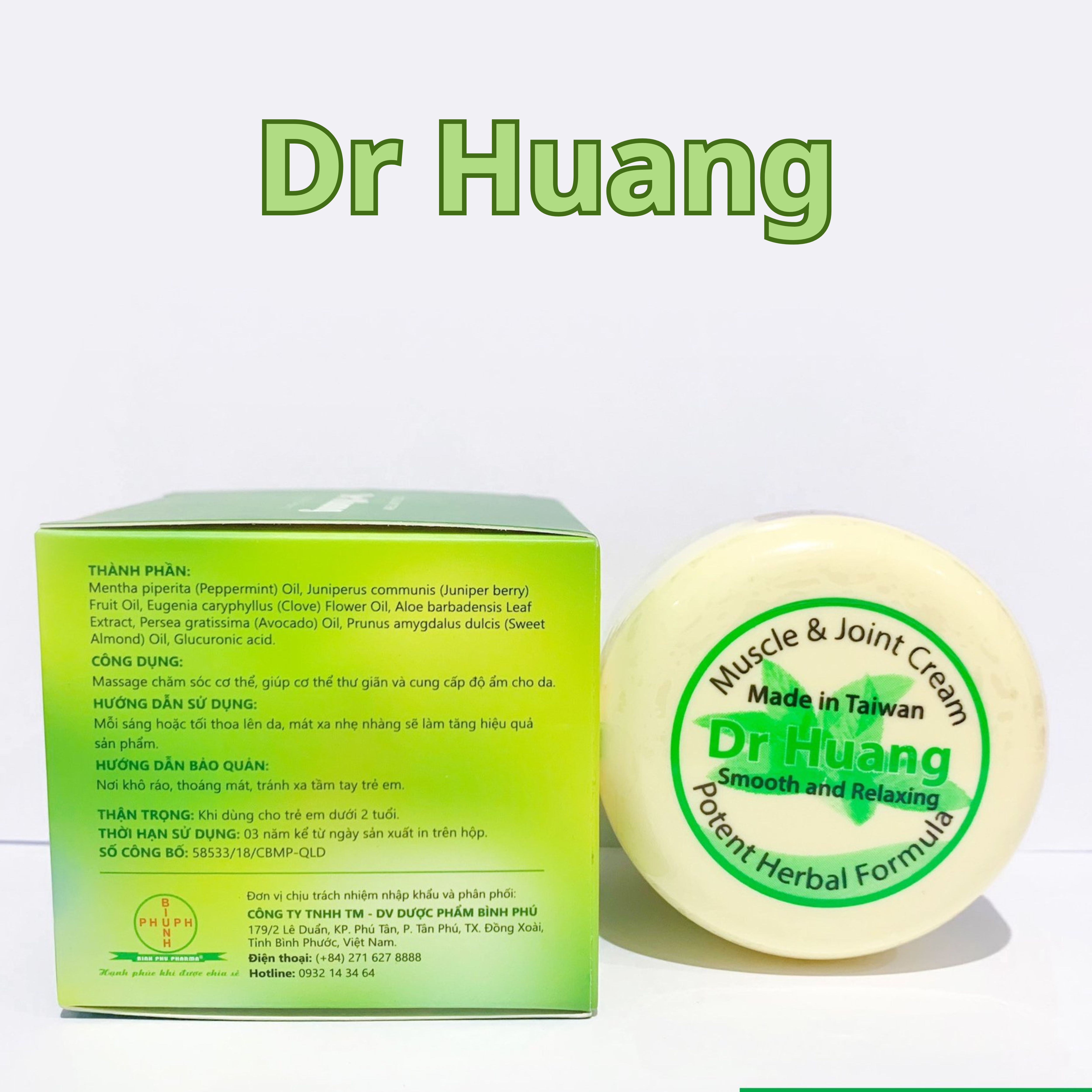 Dầu Thảo Dược Dr. Huang Hộp 60ml (Đài Loan)