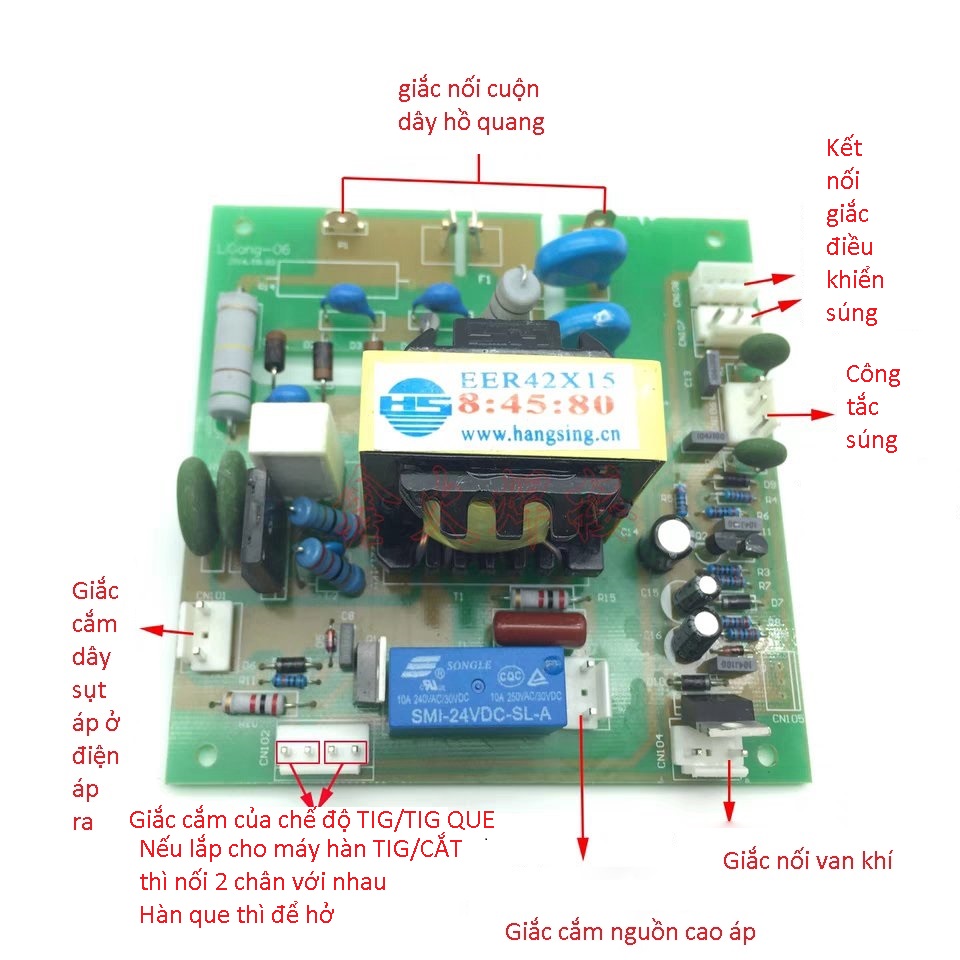 bo cao áp TIG300/cắt Plasma 60A