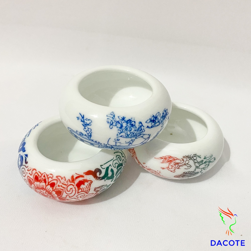Cóng đựng sâu cho chim chất liệu gốm sứ cao cấp (1 chiếc)