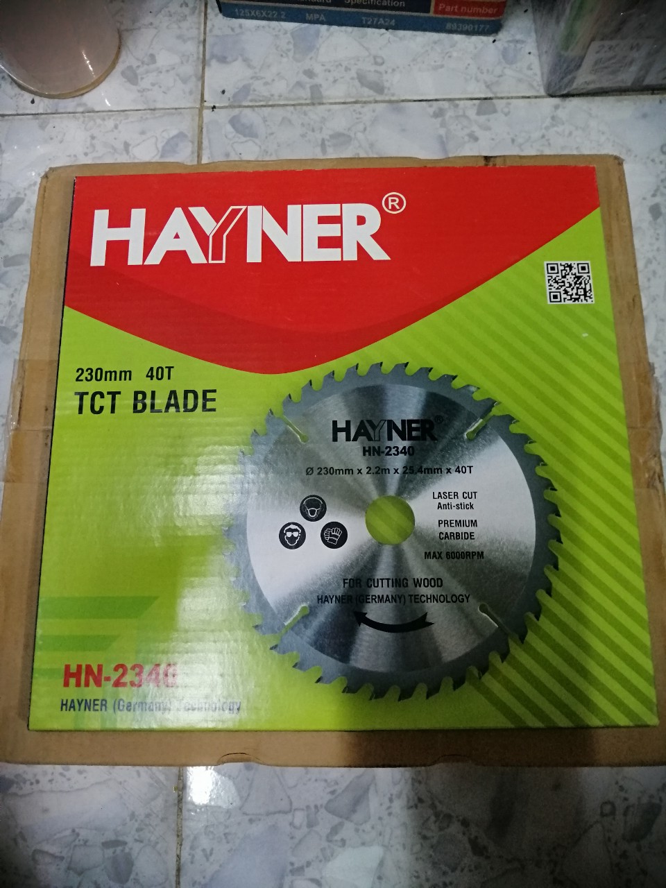 [HCM]Lưỡi cưa gỗ 230mm 40 răng HAYNER