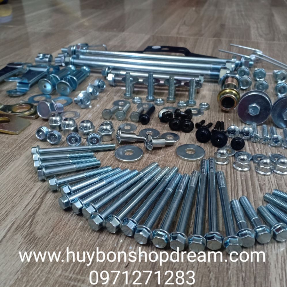 Bộ ốc lắp xe Dream Việt