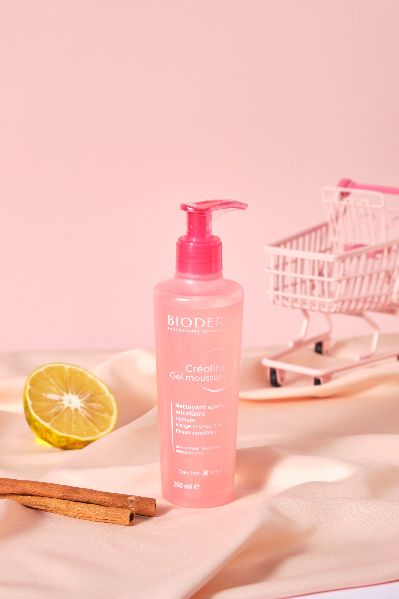 Sữa rửa mặt Bioderma Crealine Gel Moussant 200ml