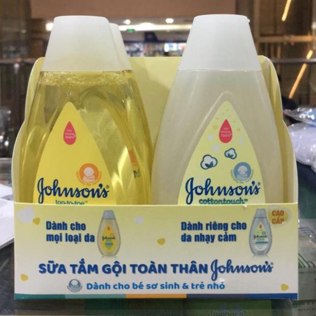Sữa tắm gội toàn thân johnson baby top to toe 200 ml
