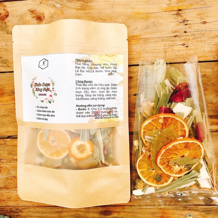 Xông Mặt Thảo D.ược Organic - Mộc Hương