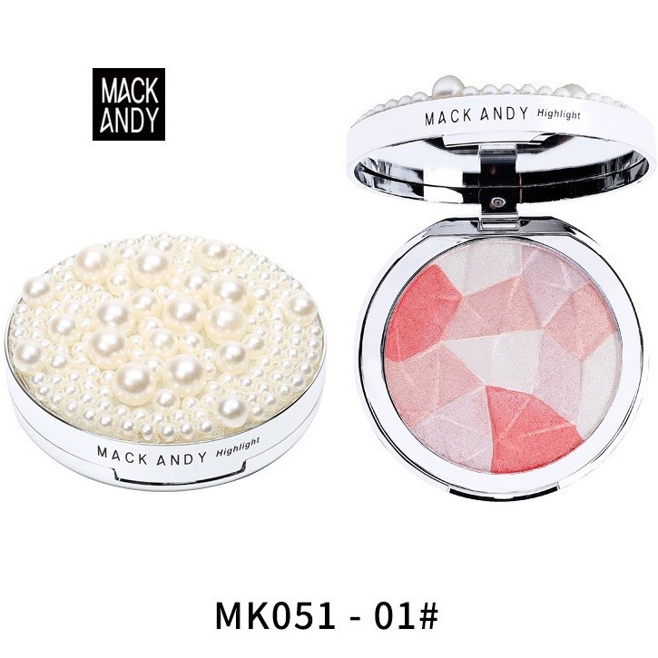 Phấn Bắt Sáng Mack Andy Nhiều Màu, độ bắt sáng cao