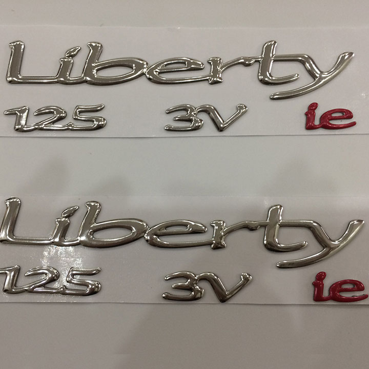Tem dán xe Liberty - decal dán xe [ SALE ] Liberty 125 3vie   +  150 3vie có keo dán sẵn tiện dụng, chuyên linh kiện xe máy giá rẻ