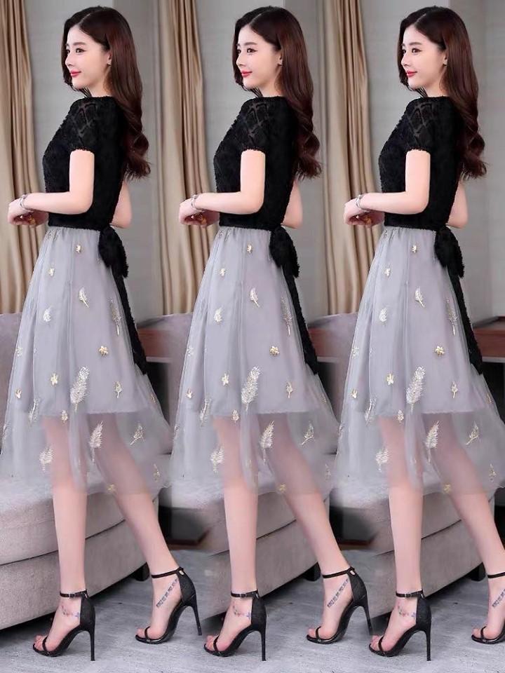 Đầm Xòe Tay Lỡ Siêu Hot