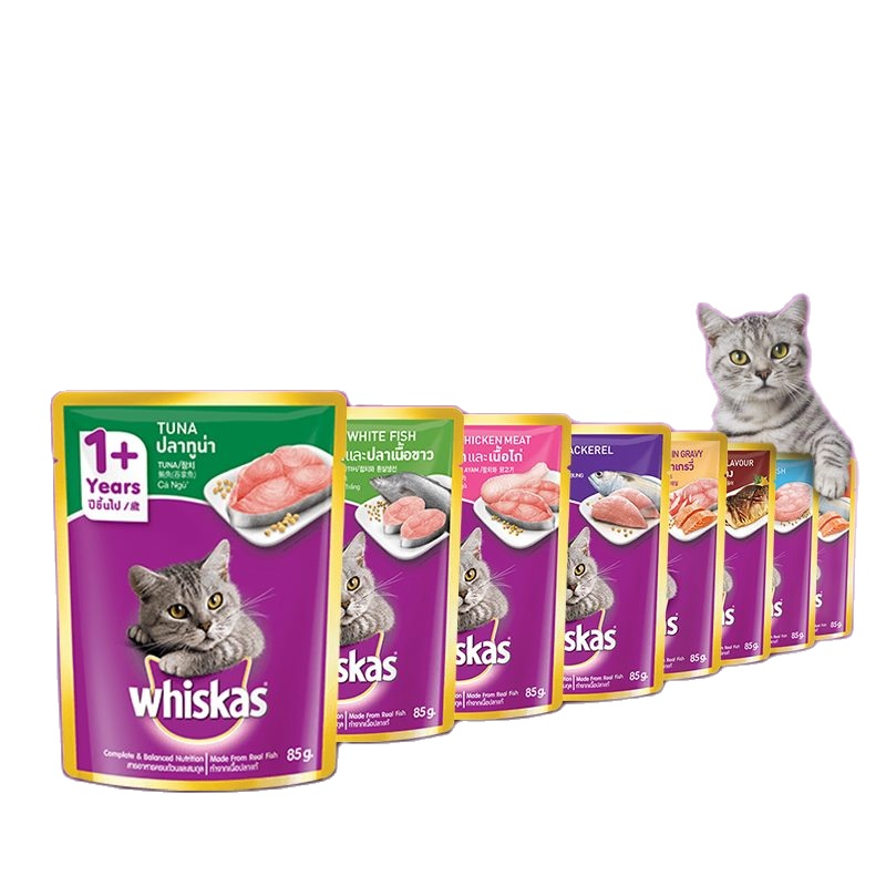 Pate cho mèo Whiskas Thùng 24 gói