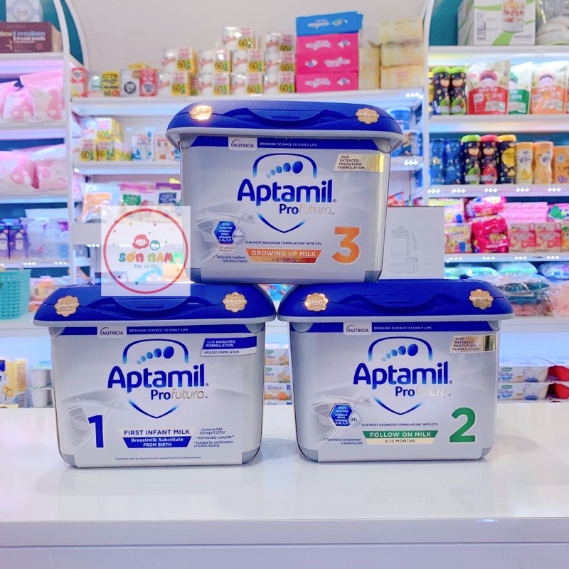 Sữa APTAMIL PRO Anh Đủ Số 1,2,3 Hộp 800g (DATE 02/2022)