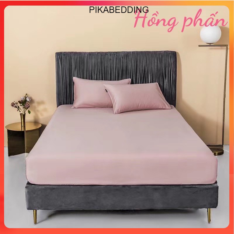 (❣️GIÁ BAY NÓC) Bộ ga gối lụa tencel trơn 60s cao cấp ga giường lụa mát lạnh - nhiều mẫu lựa chọn