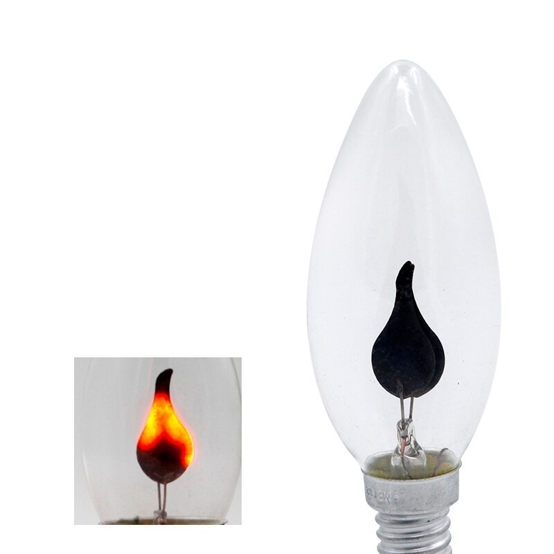 Bộ 10 bóng đèn lửa trang trí 3W - E12