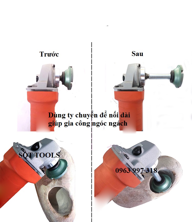Trục nối dài máy mài góc M10