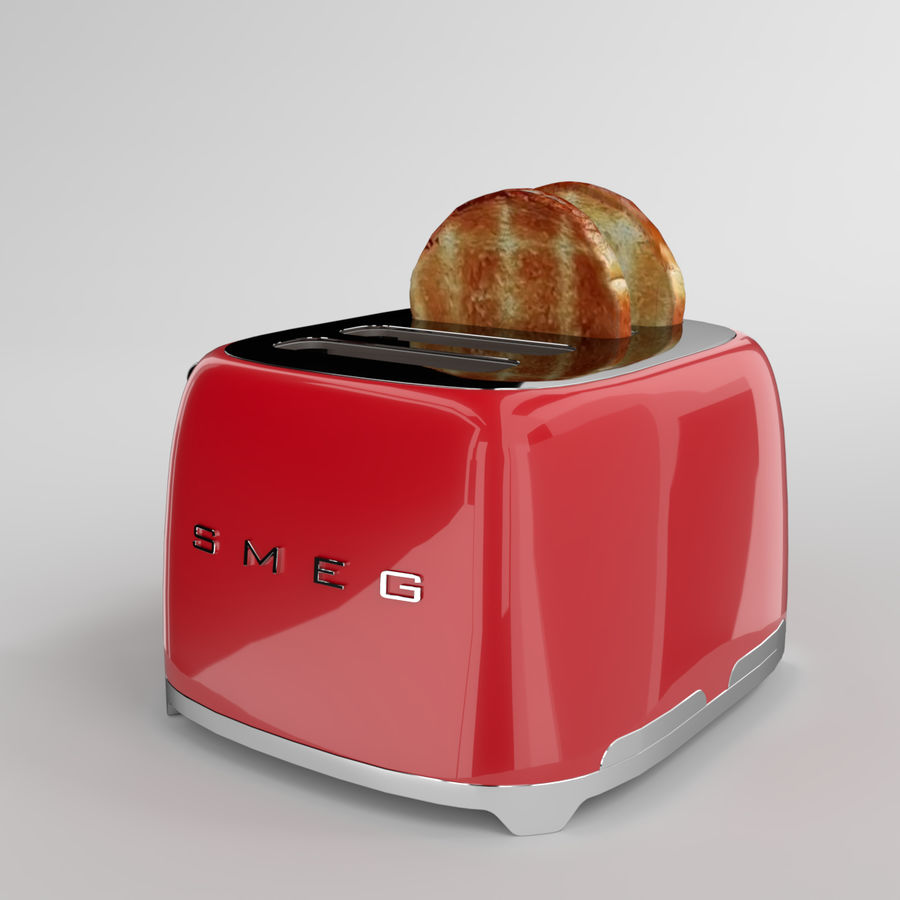 [Trả góp 0%]Máy nướng bánh mì SMEG TSF03RDEU màu đỏ
