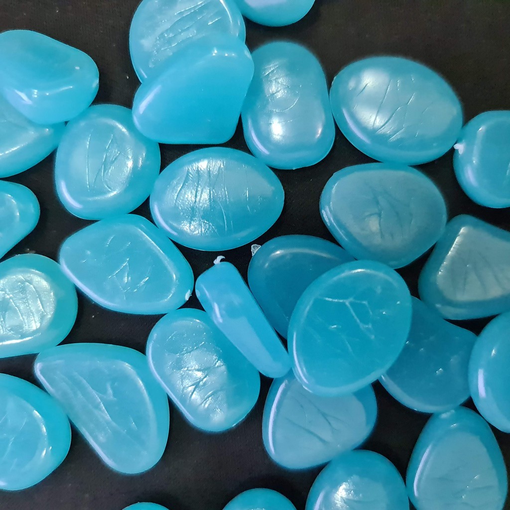 10 viên Sỏi Dạ Quang bể cá, chậu cây đủ màu