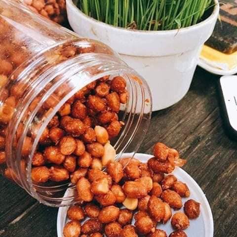 1kg đậu phộng rang tỏi ớt siêu ngon - đồ ăn vặt - ăn vặt - bách hoá online -uy tín