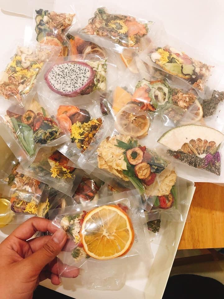 Set detox Korea fruit 45 bundled package carrying case no vase