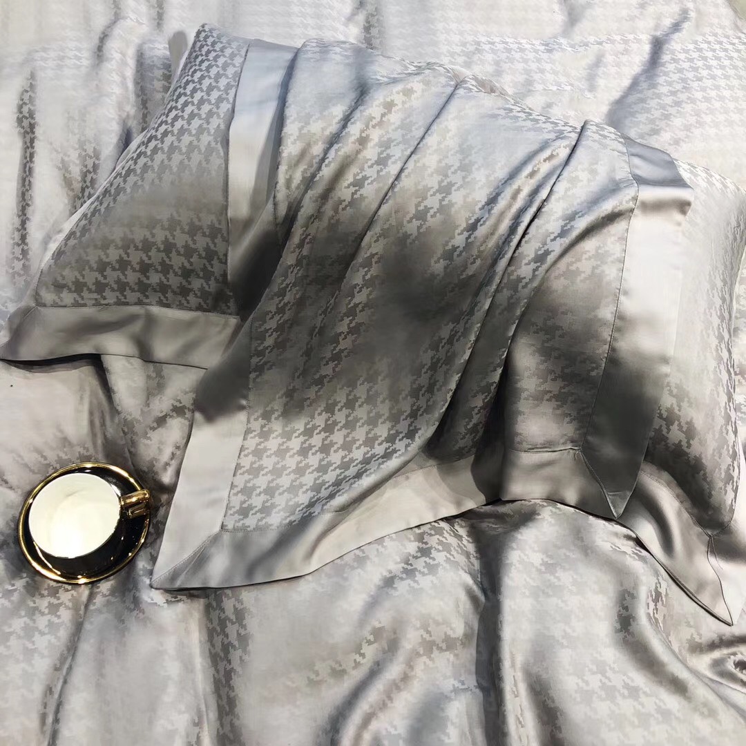 [LỤA TENCEL 100S 5D TC/5D005] - Bộ Chăn Ga Hạ Vy 04 món , Đẳng cấp