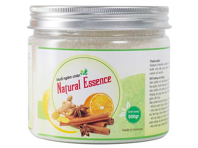 [HCM]Muối ngâm chân thảo mộc Natural Essence (500gr)