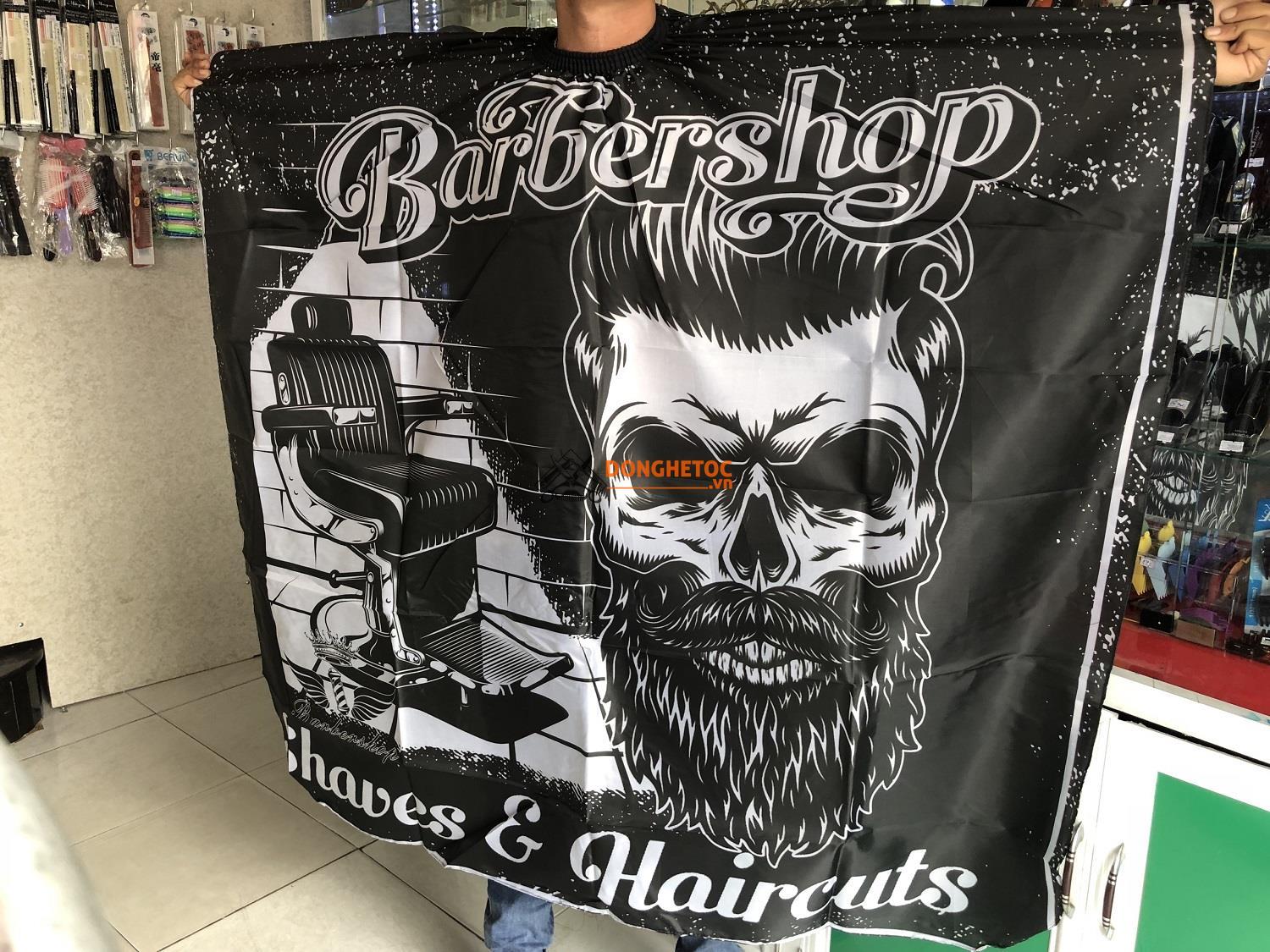 Áo choàng cắt tóc barber