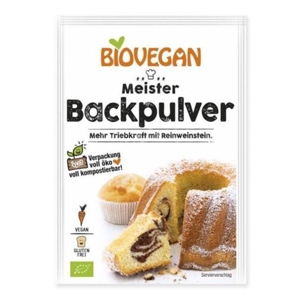 Bột nở và men nở hữu cơ 17gr - Biovegan