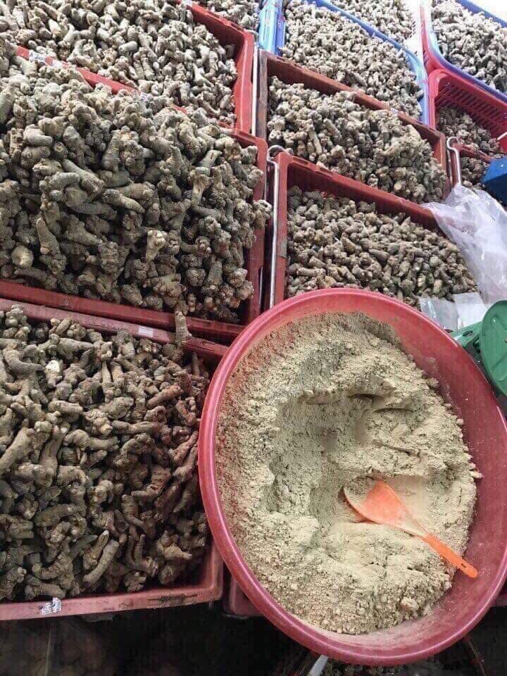 Củ tam thất khô bắc 100g - loại 6 củ/100g