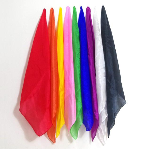 Ảo thuật phụ kiện khăn lụa tơ tằm biểu diễn 30x30cm