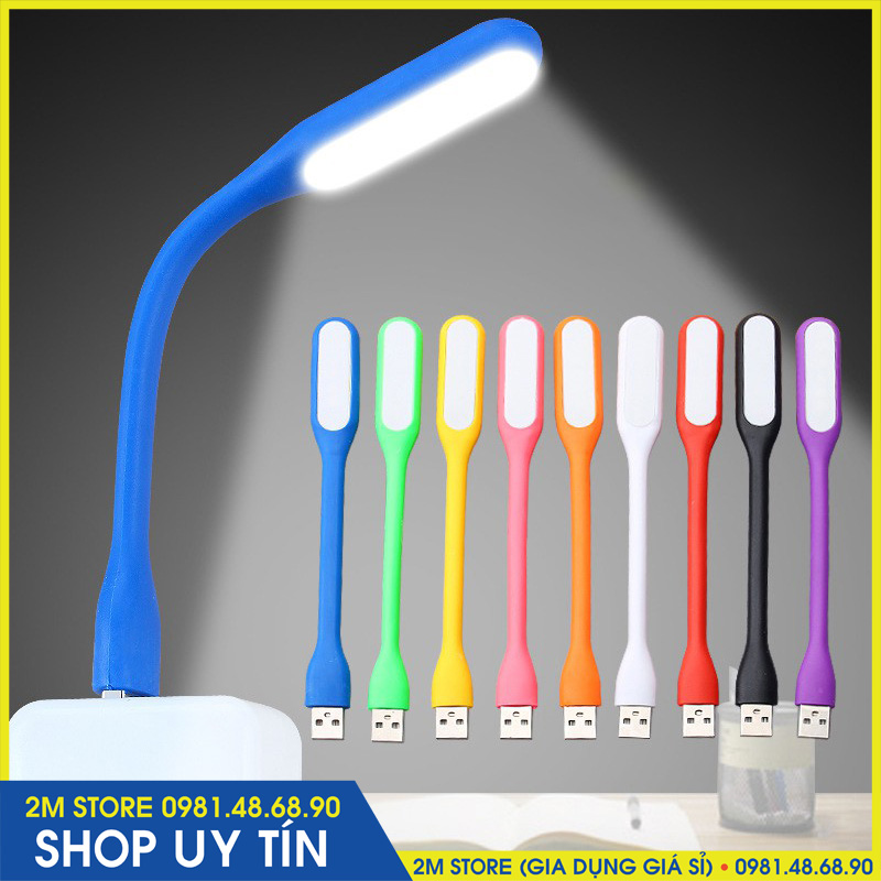 (CHỌN MÀU YÊU THÍCH) Đèn LED Đọc Sách MINI Siêu Sáng Dùng Cổng USB