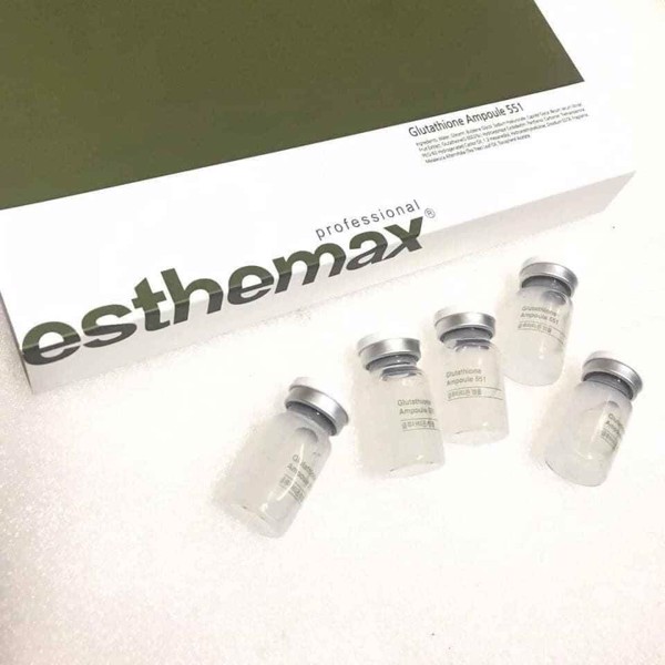 [HCM]Tế bào gốc dưỡng trắng Esthemax Glutathione Ampoule set 10 lọ Hàn Quốc
