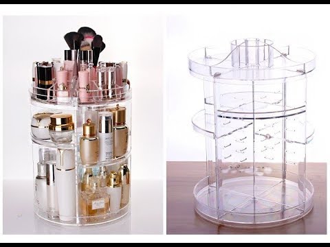 Kệ mỹ phẩm xoay 360 độ - Nội Thất Phòng Ngủ– Tủ Chứa Mỹ Phẩm– Sắp Xếp Không Gian Phòng Ngủ – Hộp Chứa Đồ - Hộp Lưu Trữ - Kệ Đựng Đồ Đa Năng – Khay Đựng Mỹ Phẩm – Kệ Để Đồ Mỹ Phẩm –Trang Điểm – Làm Đẹp