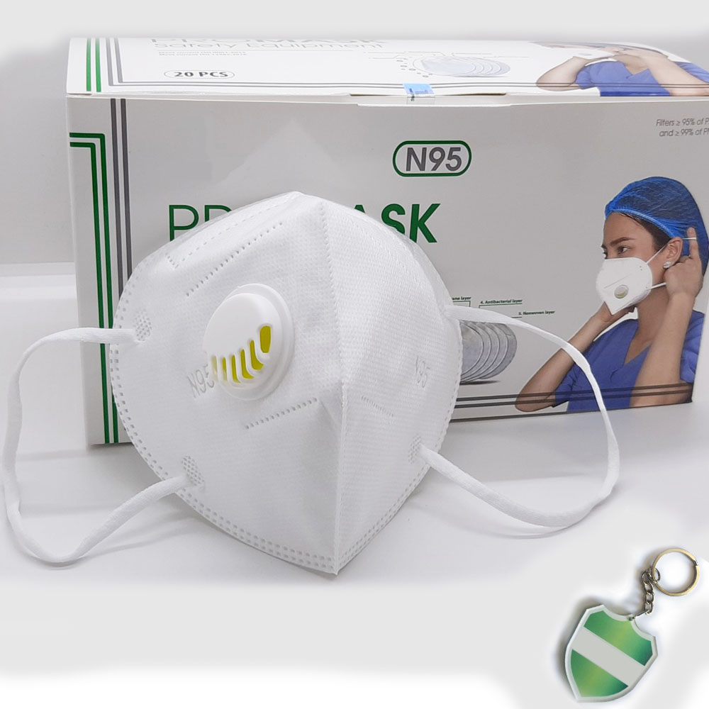 Set 50 chiếc Khẩu Trang N95 Có Van Thở 5 lớp