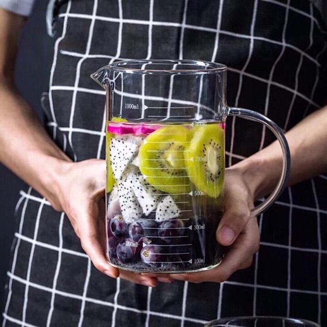 Cốc thuỷ tinh có vạch chia dung tích 1000ml