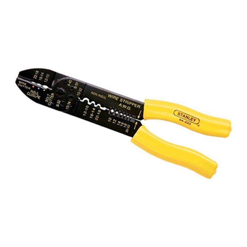 Kìm bấm cốt Stanley 84-223 (Vàng phối đen)