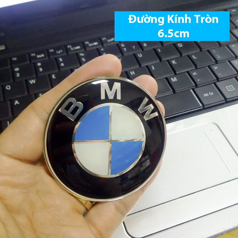 1 cái Logo BMW nhôm Đường Kính 6,5cm Nổi U