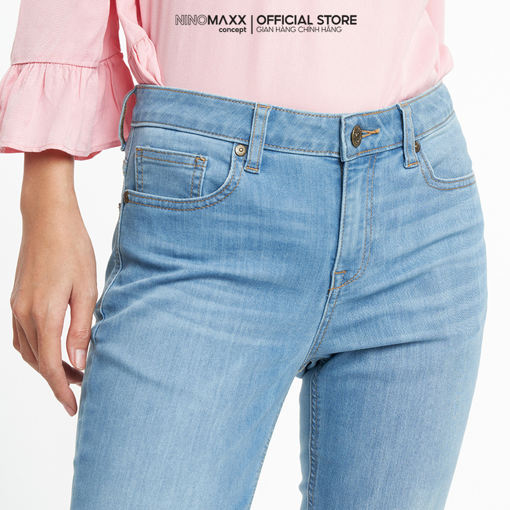 N&M Quần jean Basic Nữ dài cotton 2203048