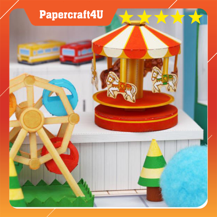 Mô hình giấy 3D kiến trúc: Cửa hàng đồ chơi