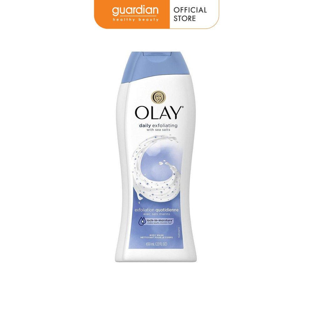 Sữa Tắm Tẩy Tế Bào Chết Muối Biển OLAY 650Ml
