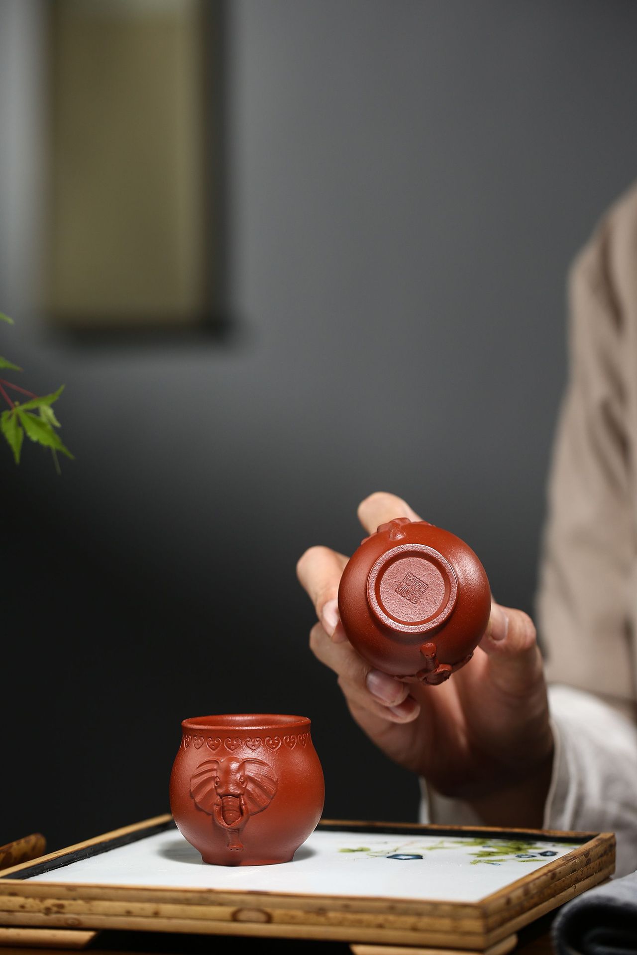 Chén Tử Sa Nghi Hưng 90 ml (ĐẠI HỒNG BÀO)
