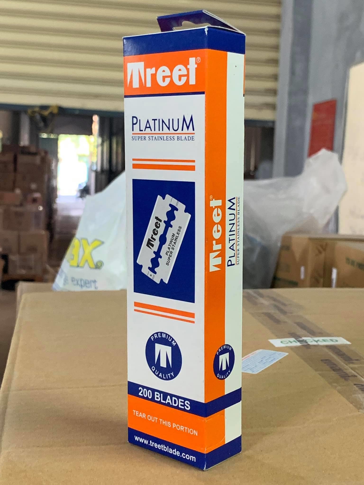 Hộp lưỡi lam Treet Cam Platinum (200 lưỡi/hộp)