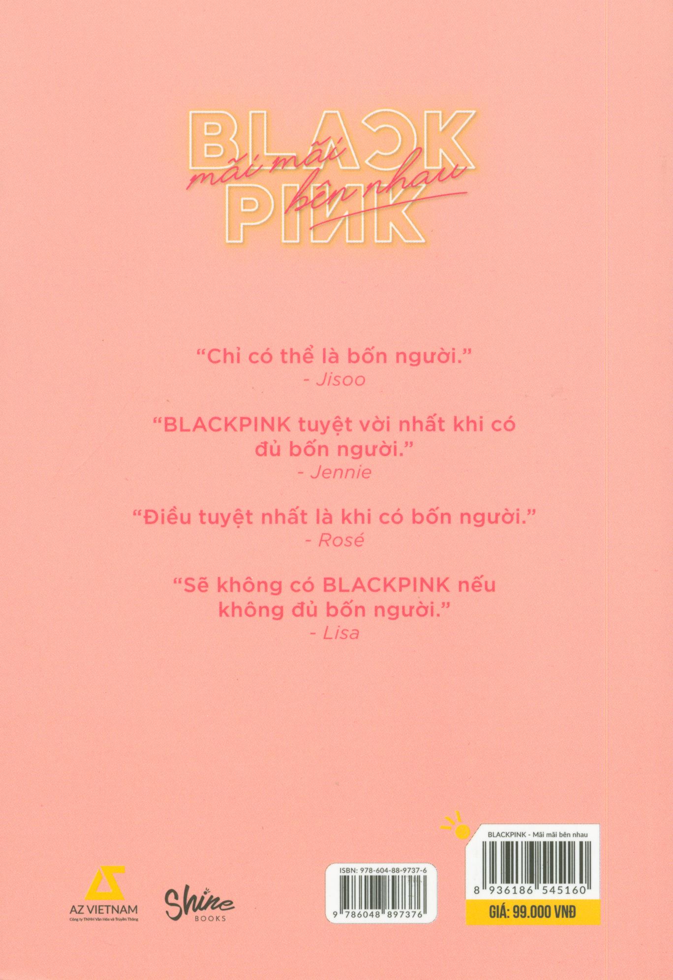Black Pink - Mãi Mãi Bên Nhau (Tặng Kèm 4 Postcard Thành Viên BLACKPINK)