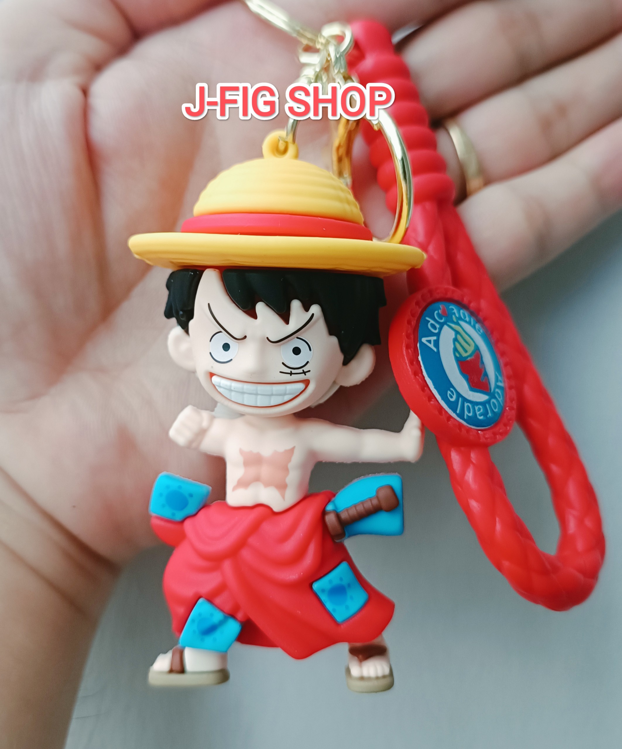 Móc khóa One Piece Luffy Zoro Law Chibi
