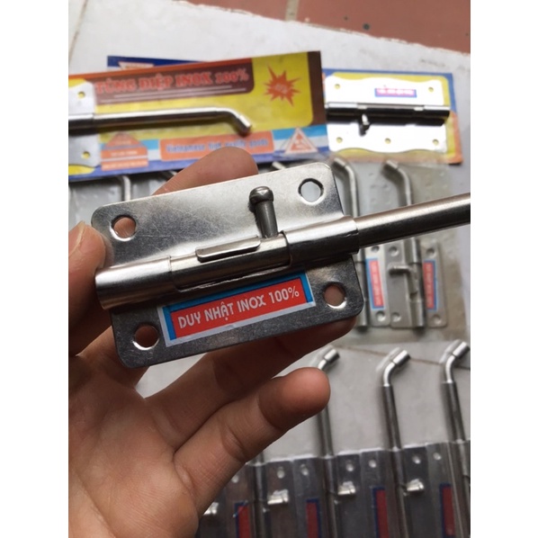 Chốt cửa dọc, chốt dọc inox 10phân, 15phân, 25phân