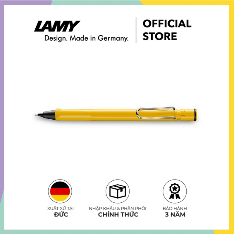 Bút chì cao cấp LAMY Safari Yellow (HB - 0.5mm)