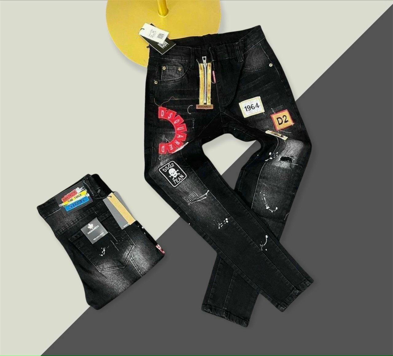 Quần jean nam dài hàng VNXK cao cấp chất bò co dãn thêu logo có khóa kéo như hình rất đẹp mẫu mới FASHION SHOP