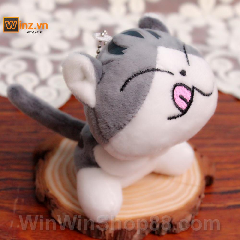 Móc khóa gấu bông mèo Chii (11 cm)