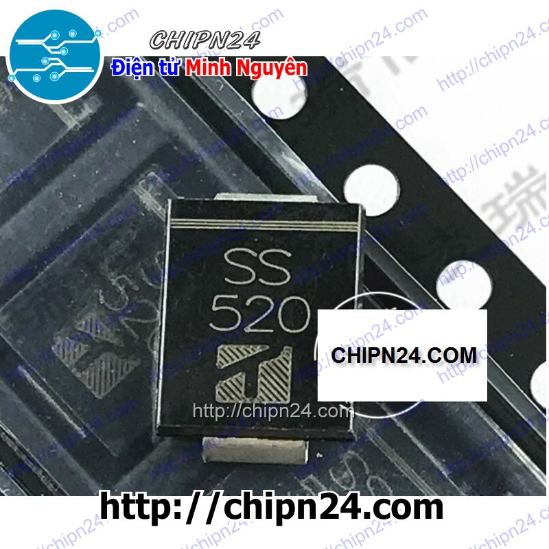 Diode ss520 smc 5a 200v